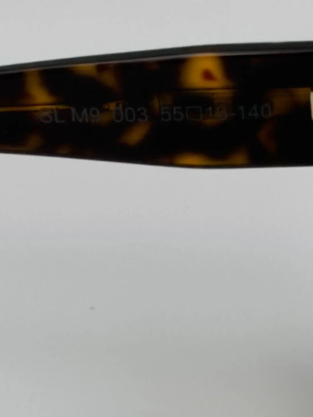Saint Laurent SL M9 003 55mm Havana Brown Square Sunglasses YSL w/ Case
